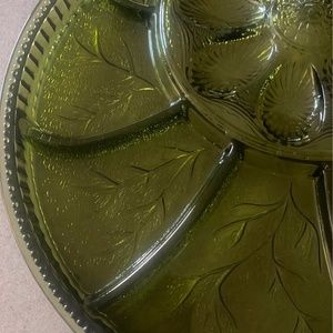 Vintage Platter for deviled eggs and veggies- In excellent condition